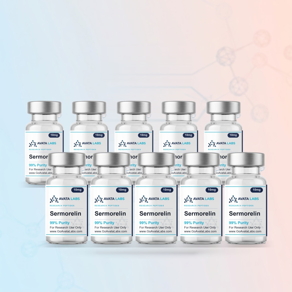 Sermorelin (10mg) (10 Vials)